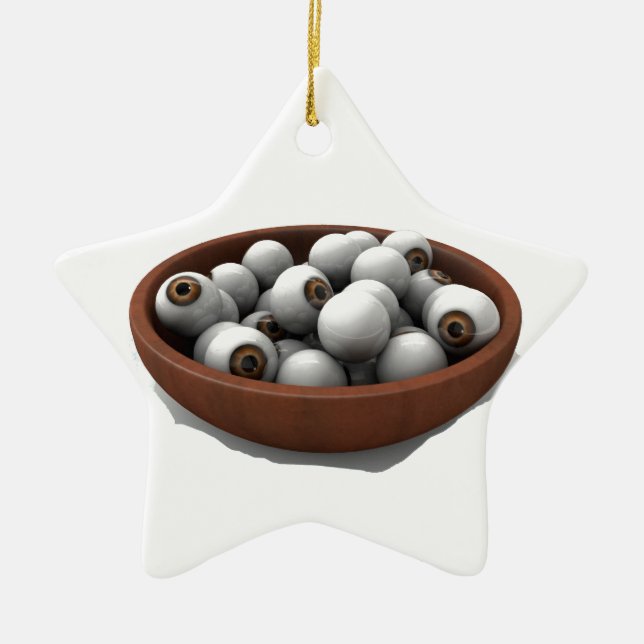 Adorno De Cerámica anteojos de halloween (Frente)