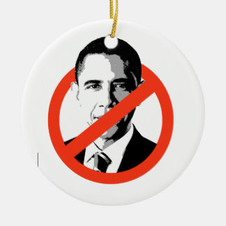 ADORNO DE CERÁMICA ANTI-BARACK OBAMA -