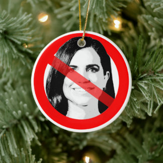 Adorno De Cerámica Anti Nancy Mace cruzó la cara