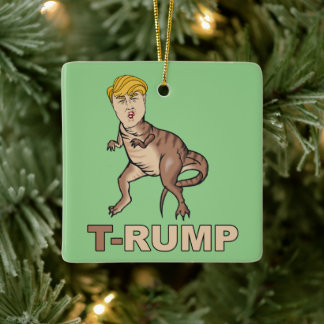 Adorno De Cerámica Anti-Trump - T-RUMP - Anti-Trump -