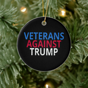 Adorno De Cerámica Anti-Trump - Veteranos Contra Trump