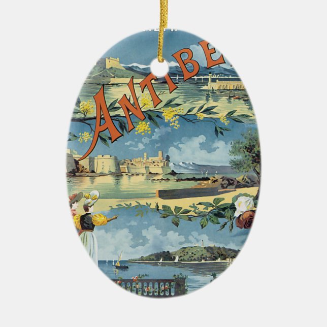 Adorno De Cerámica Antibes (Frente)