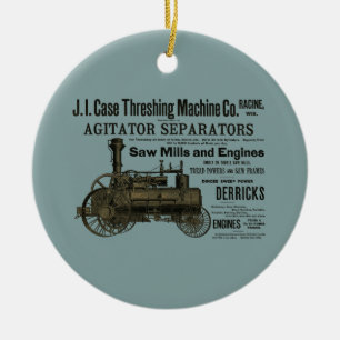 Adorno De Cerámica Antigüedad de la agricultura de tracción del tra