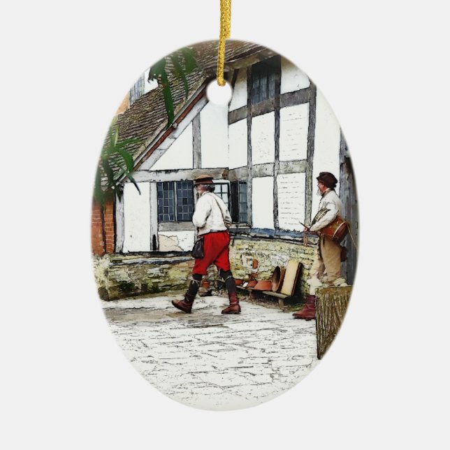 ADORNO DE CERÁMICA ANTIGUO INGLATERRA (Frente)