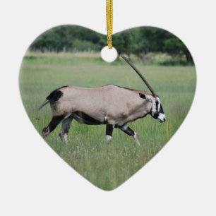 Adorno De Cerámica Antílope del Gemsbok