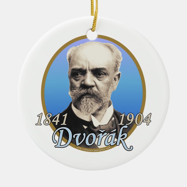 Adorno De Cerámica Antonin Dvorak (Frente)