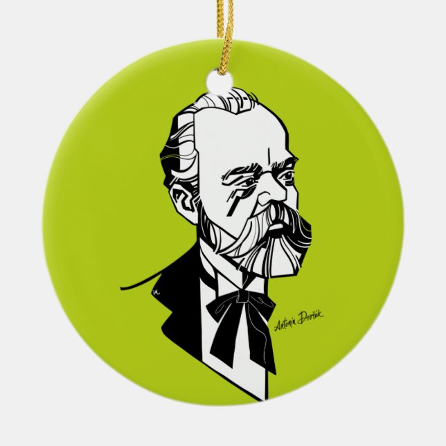 Adorno De Cerámica Antonín Dvořák (Frente)