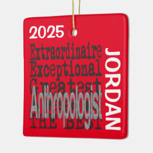 Adorno De Cerámica Antropólogo Extraordinario PERSONALIZADO
