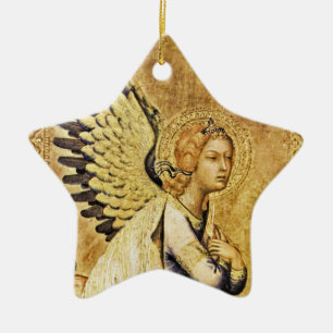 Adorno De Cerámica ANUNCIACIÓN ANGEL Magia De Navidades