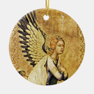 Adorno De Cerámica ANUNCIACIÓN ANGEL Magia De Navidades