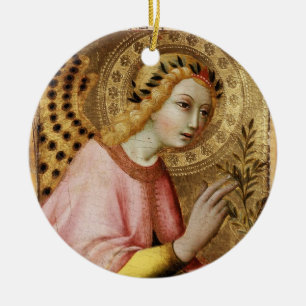 Adorno De Cerámica ANUNCIACIÓN ÁNGELES Magia De Navidades