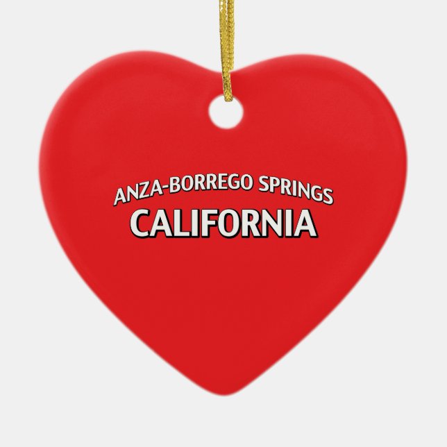 Adorno De Cerámica Anza-Borrego Springs California (Frente)
