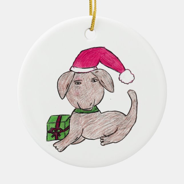 Adorno De Cerámica Apagón de Navidades cortos (Frente)
