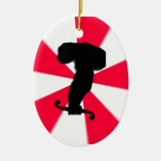 Adorno De Cerámica Ape de cálculo (Frente)