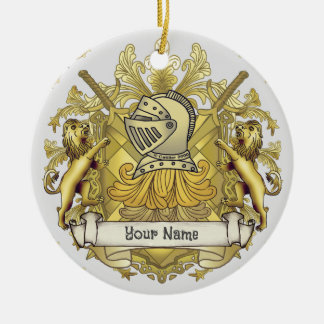 Adorno De Cerámica Apellido de cirete de la familia del caballero ama