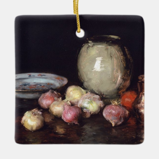 Adorno De Cerámica Apenas cebollas (Anverso)