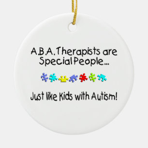 Adorno De Cerámica Apenas como niños con autismo