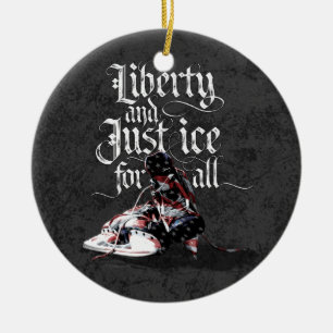 Adorno De Cerámica Apenas hielo para todos (hockey)