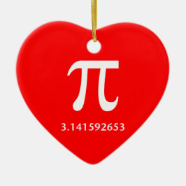 Adorno De Cerámica Apenas pi blanco nada más 3,14