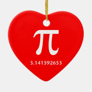 Adorno De Cerámica Apenas pi blanco nada más 3,14