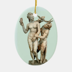 Adorno De Cerámica Aphrodite, cacerola y eros