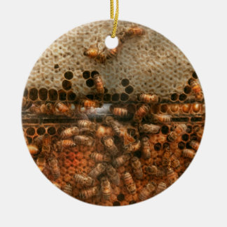 Adorno De Cerámica Apiario - Abejas - Dulce éxito