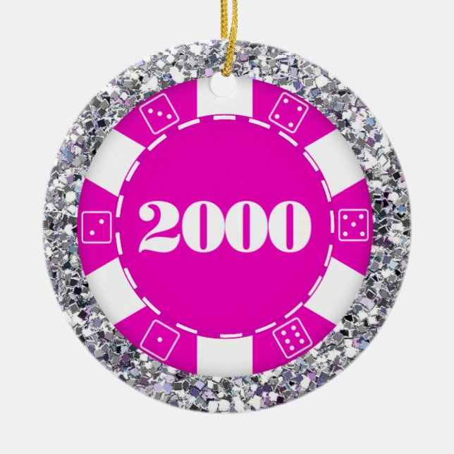 Adorno De Cerámica Apuestas - Vegas (Frente)