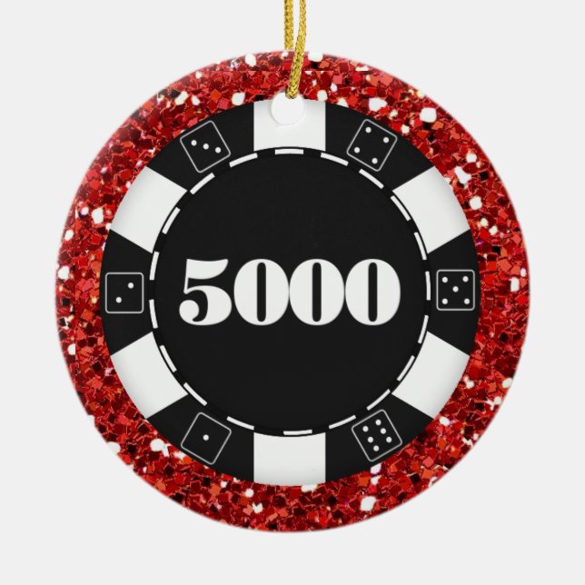 Adorno De Cerámica Apuestas - Vegas (Frente)