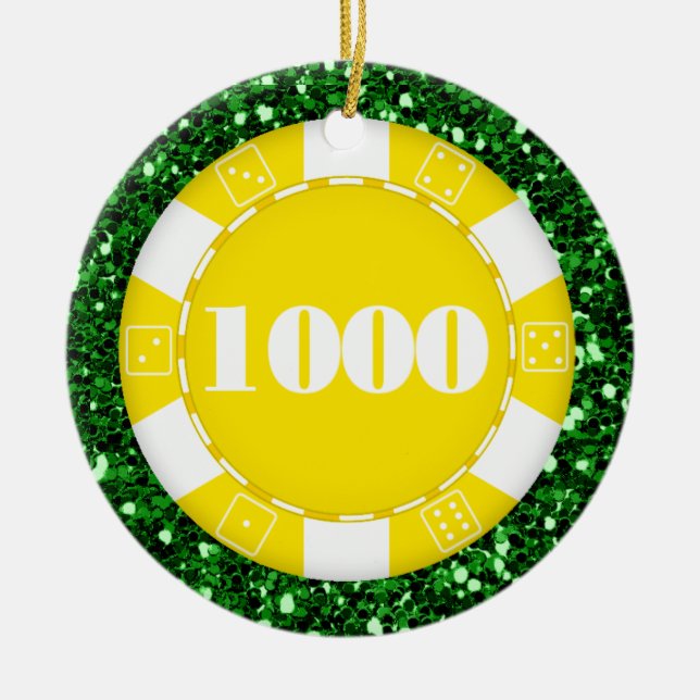 Adorno De Cerámica Apuestas - Vegas (Frente)