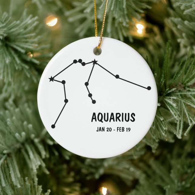 Adorno De Cerámica Aquarius Ornament (Árbol)