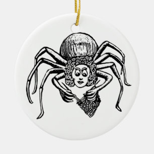Adorno De Cerámica Araña de punto