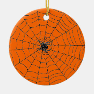 Adorno De Cerámica Araña en la Web