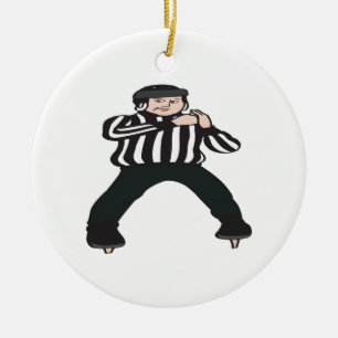 Adorno De Cerámica Árbitro del hockey