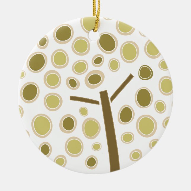 Adorno De Cerámica Árbol caprichoso (Frente)