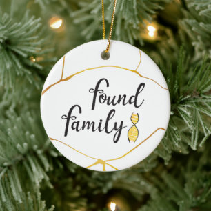 Adorno De Cerámica Árbol de ADN de la familia encontrada