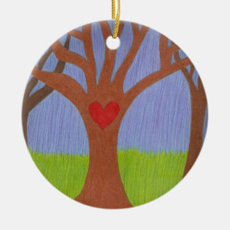 Adorno De Cerámica Árbol de adopción
