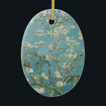 Adorno De Cerámica Árbol de almendras en floración por Vincent Van Go<br><div class="desc">Ramas de un árbol de almendros en flor de Vincent Van Gogh arte de época sobre productos de Zazilicious</div>