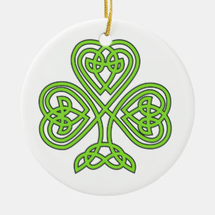 Adorno De Cerámica Árbol de cruces de Knot Celtic