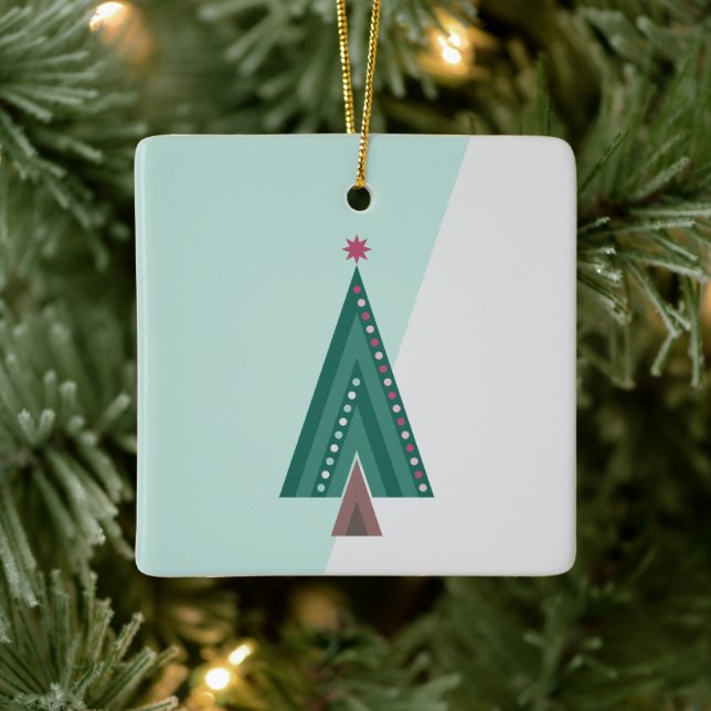 Adorno De Cerámica Árbol de elegancia Evergreen (Árbol)