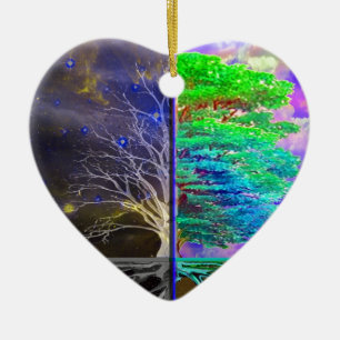 Adorno De Cerámica Árbol de la conexión de la vida
