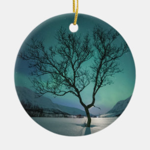 Adorno De Cerámica Árbol de luces boreales