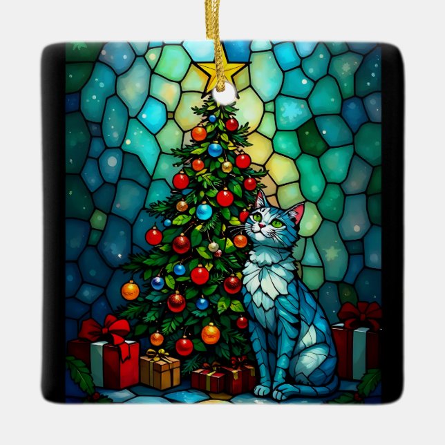 Adorno De Cerámica Árbol de Navidad (Anverso)