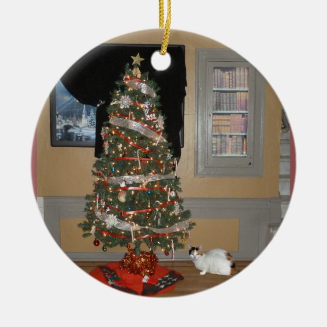 Adorno De Cerámica Árbol de Navidad (Frente)