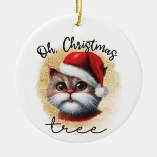 Adorno De Cerámica Árbol de Navidad ambas caras