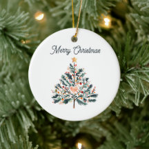Árbol de Navidad con estilo Tole minimalista