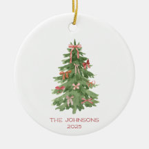 Árbol de Navidad con vacaciones de arcos