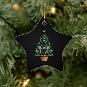 Adorno De Cerámica Árbol de Navidad de Abogados Abogados