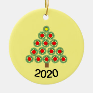 Adorno De Cerámica Árbol de Navidad de Engranajes Mecánicos