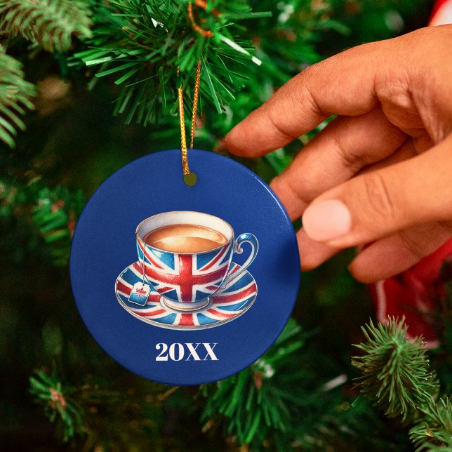 Adorno De Cerámica Árbol de Navidad de la Bandera Británica (Subido por el creador)