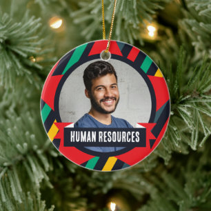 Adorno De Cerámica Árbol de Navidad de Office - Recursos humanos